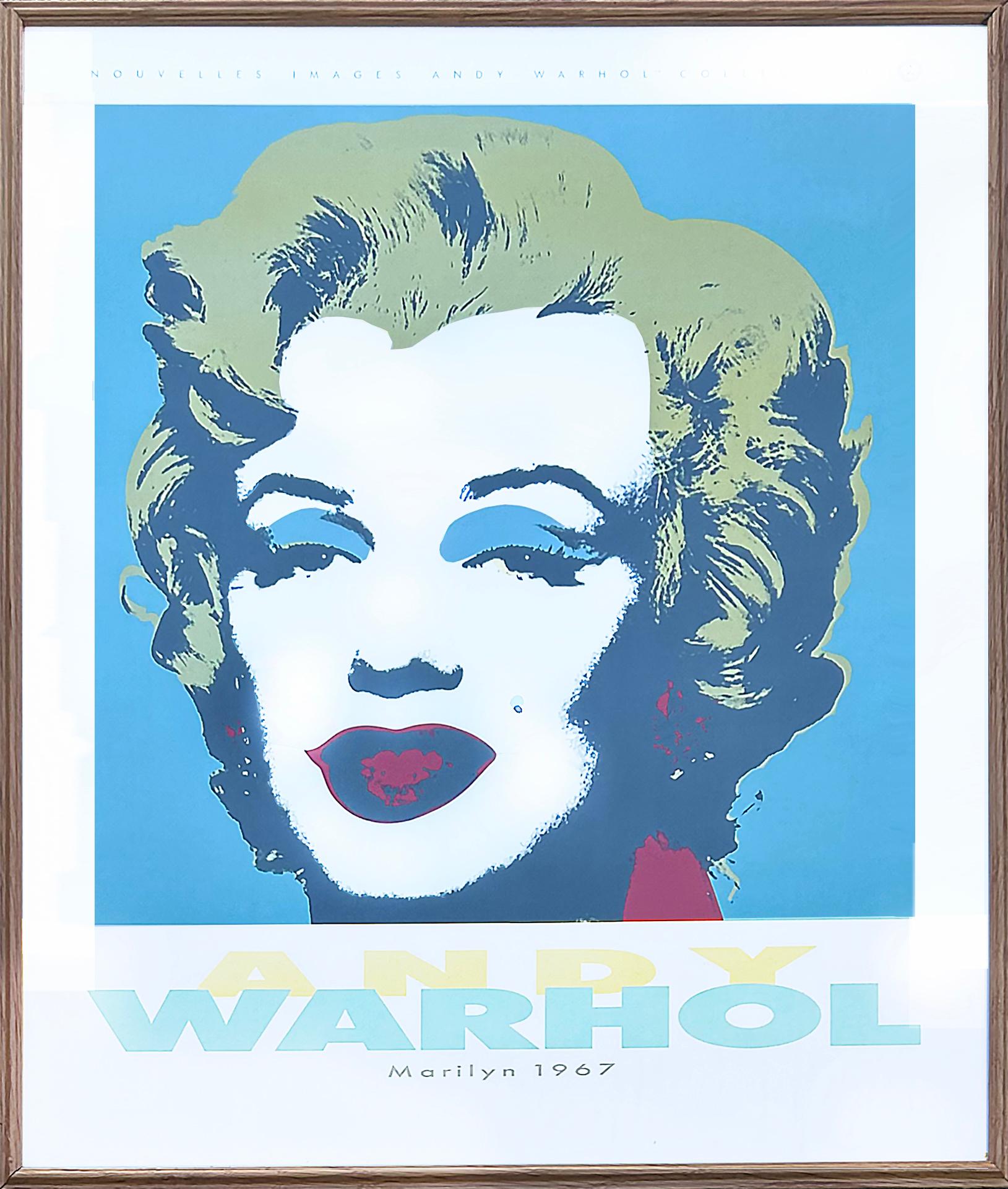 Plexiglas Andy Warhol, affiche encadrée Pop-Art de Marilyn Monroe autorisée par la Fondation en vente