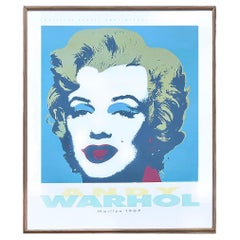 Andy Warhol Pop-Art gerahmtes Poster von Marilyn Monroe Autorisiert von The Foundation