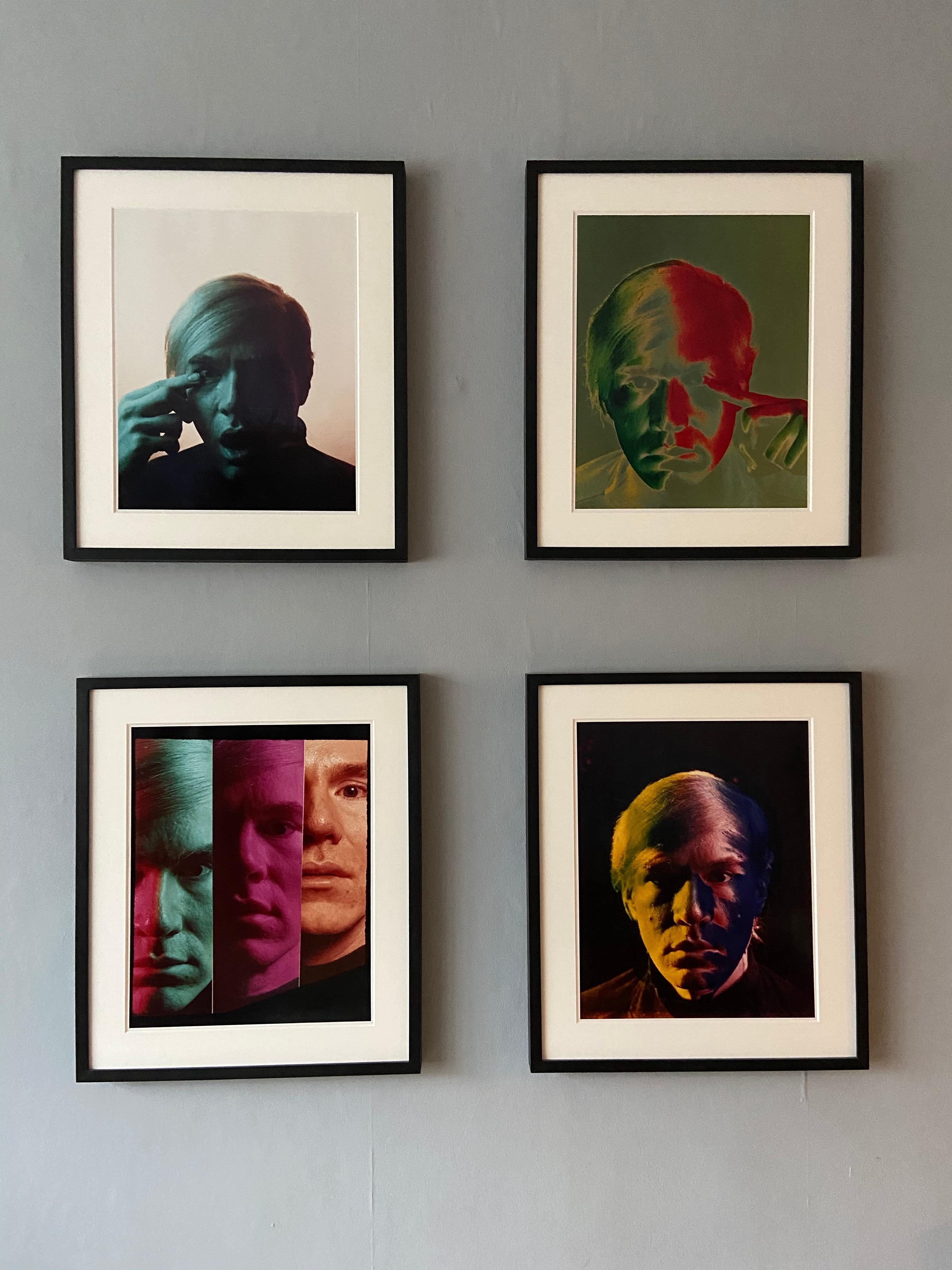 Andy Warhol Portraits by Philippe Halsman, Set of Four 4