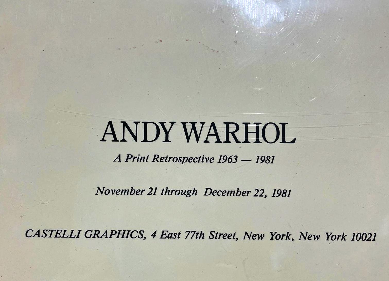 Andy Warhol Print Restrospective 1963-1968 Castelli Graphcis New York 11