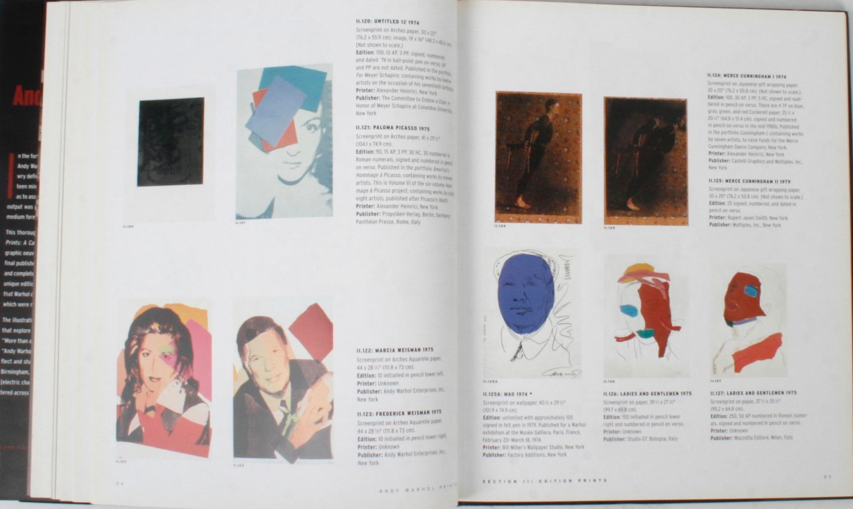 Andy Warhol Prints, A Catalogue Raisonné, 1962-1987 5