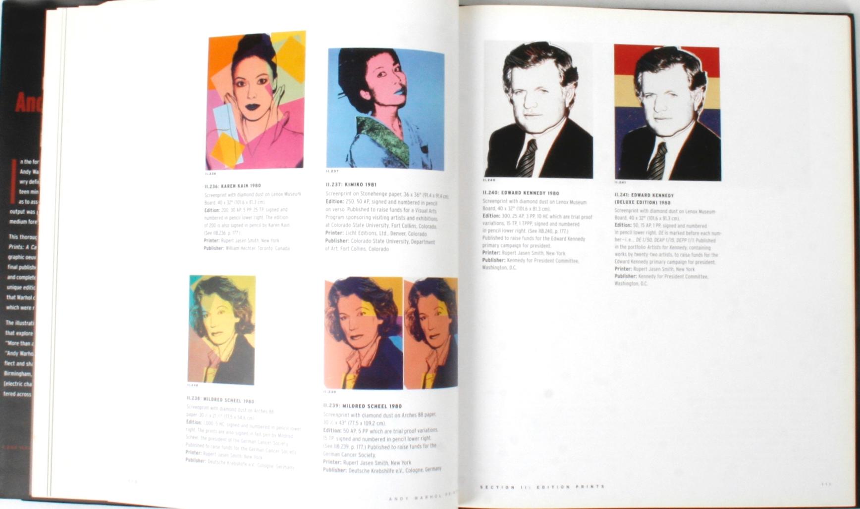Andy Warhol Prints, A Catalogue Raisonné, 1962-1987 6