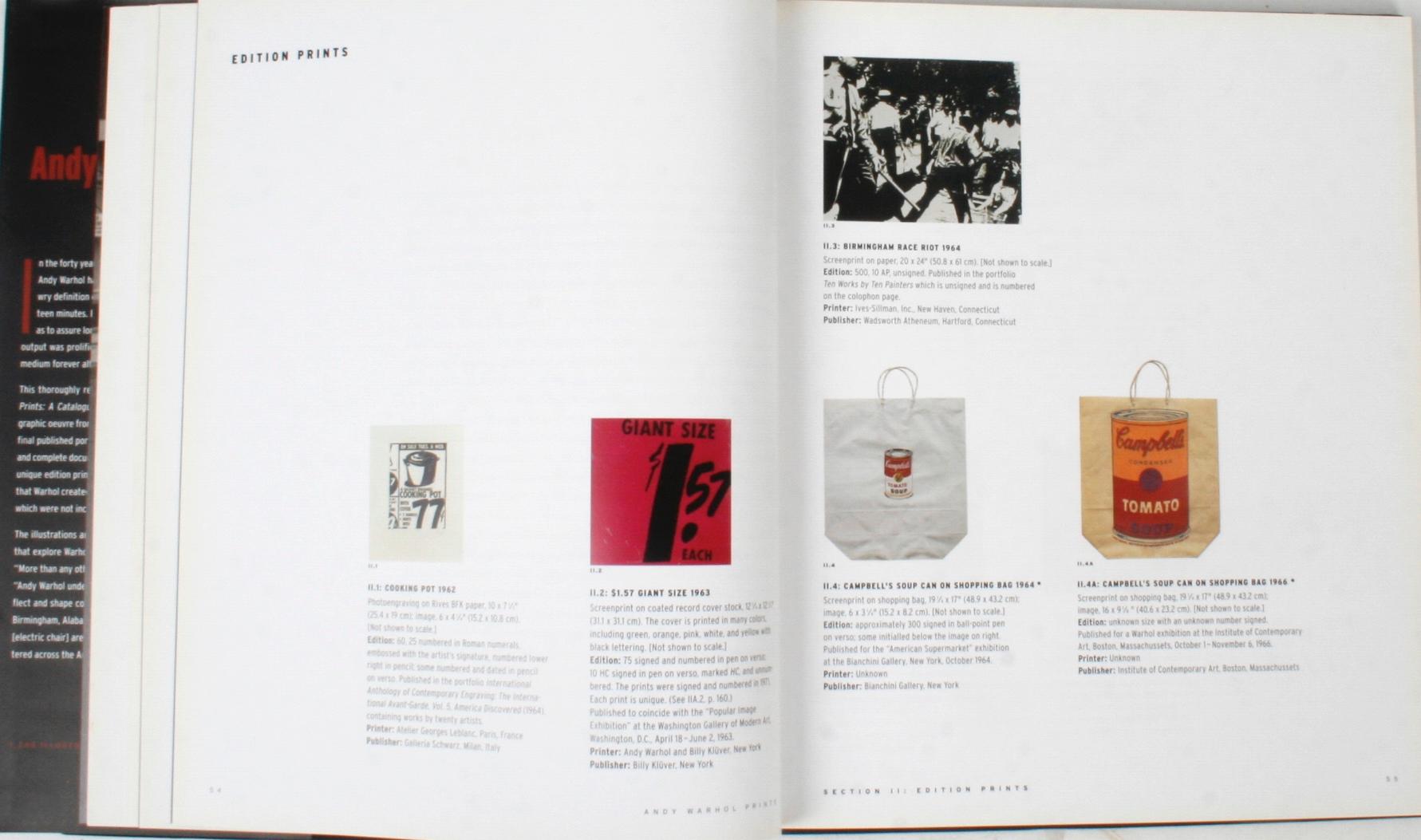 20th Century Andy Warhol Prints, A Catalogue Raisonné, 1962-1987