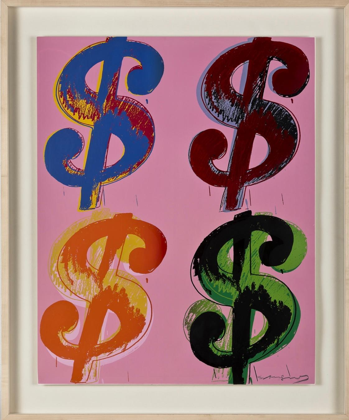 Andy Warhol Figurative Print - $ (4) F&S II.282
