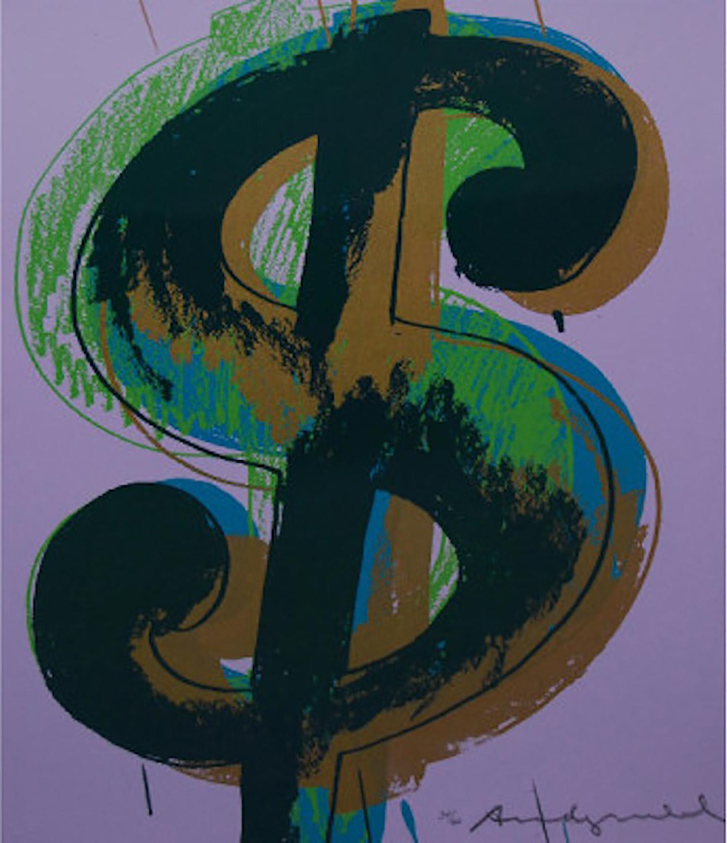 Andy Warhol Still-Life Print - $ Dollar Sign, FS II.277