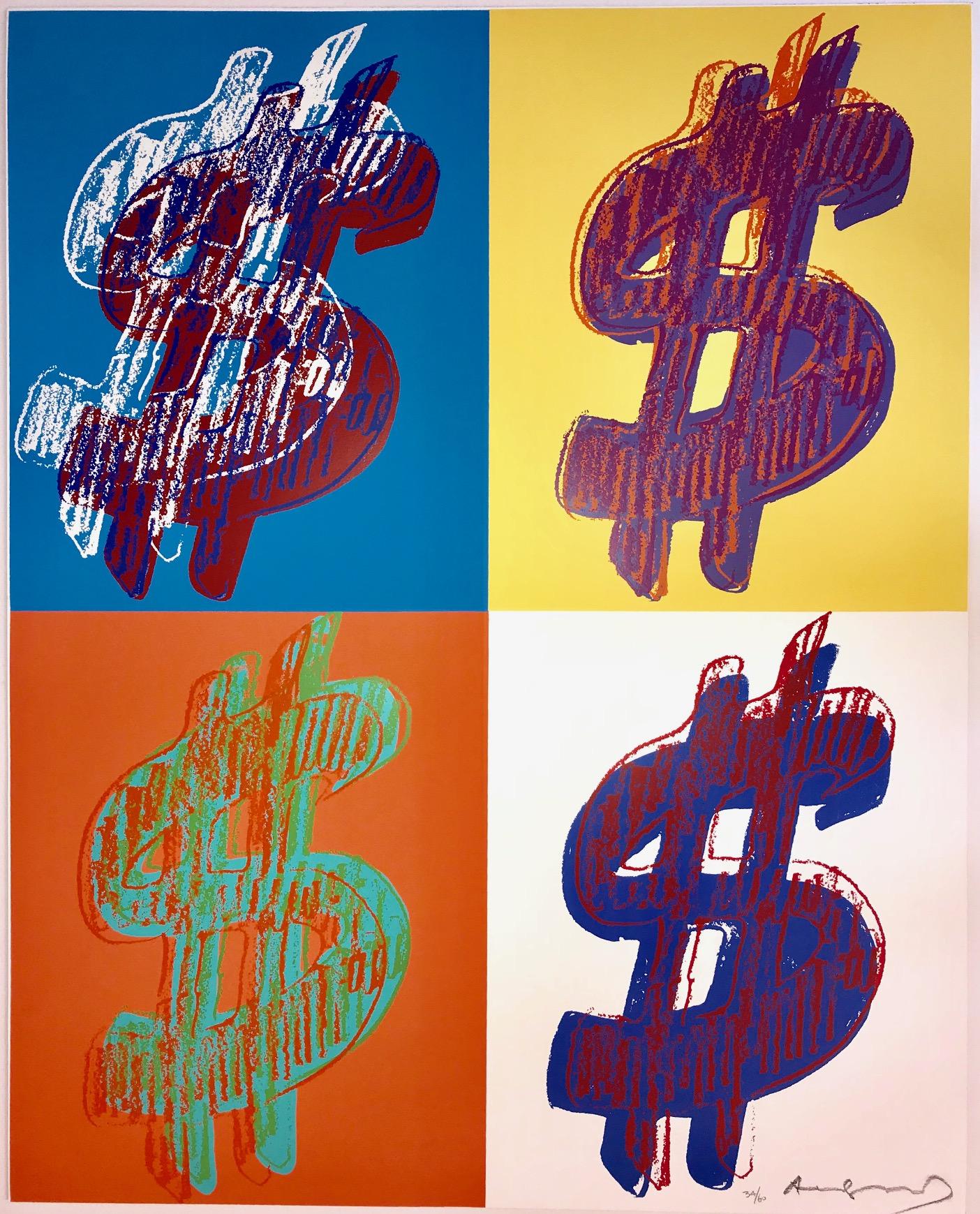 Andy Warhol Figurative Print - $ (Quadrant) F&S II.284