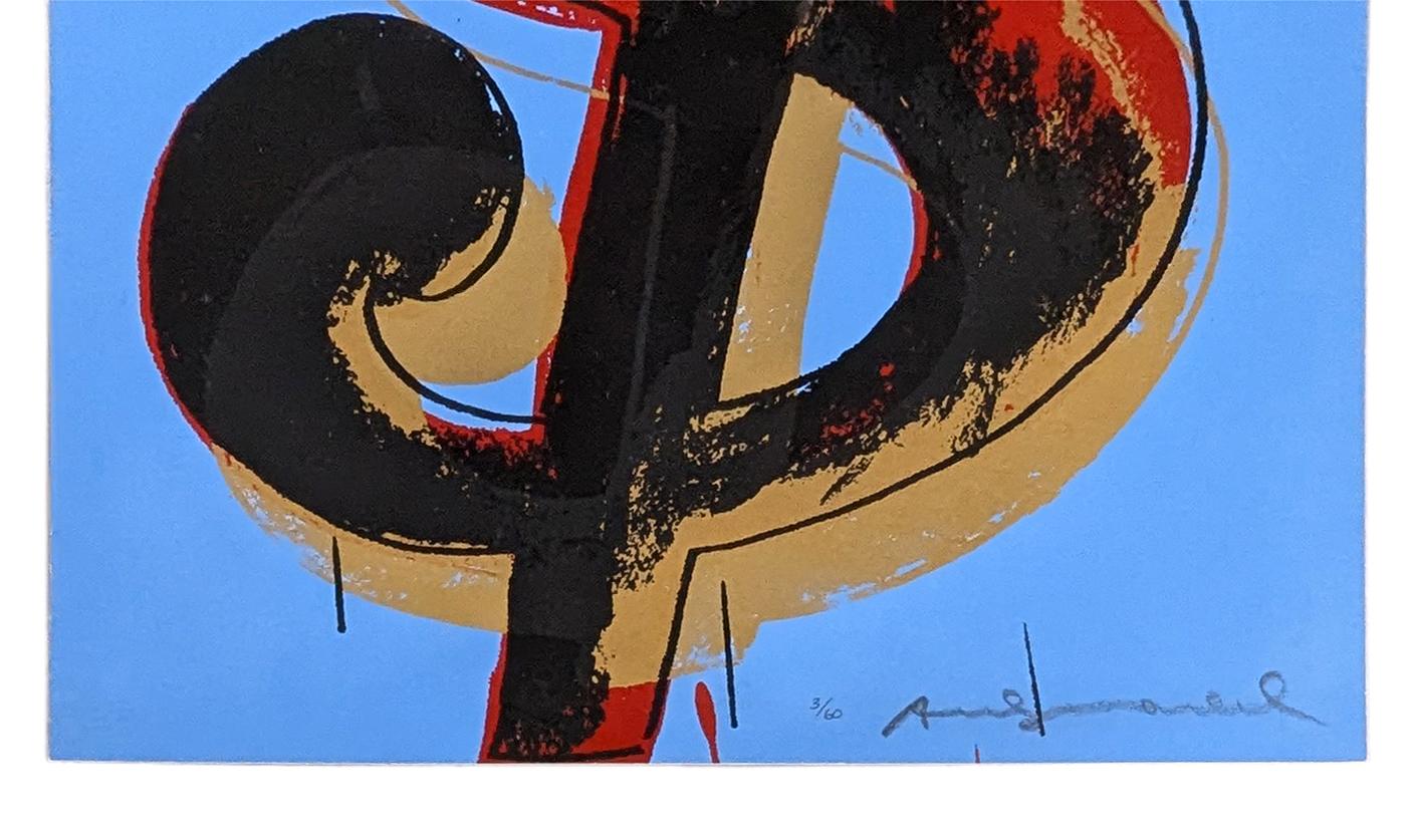 $ (1) FS II.274-279 (unique hand signed screen print) - Print by Andy Warhol