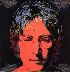 Vintage 1980s Andy Warhol record art (Andy Warhol John Lennon)