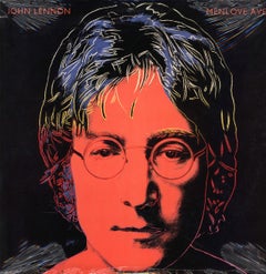 Used 1980s Andy Warhol record art (Andy Warhol John Lennon) 