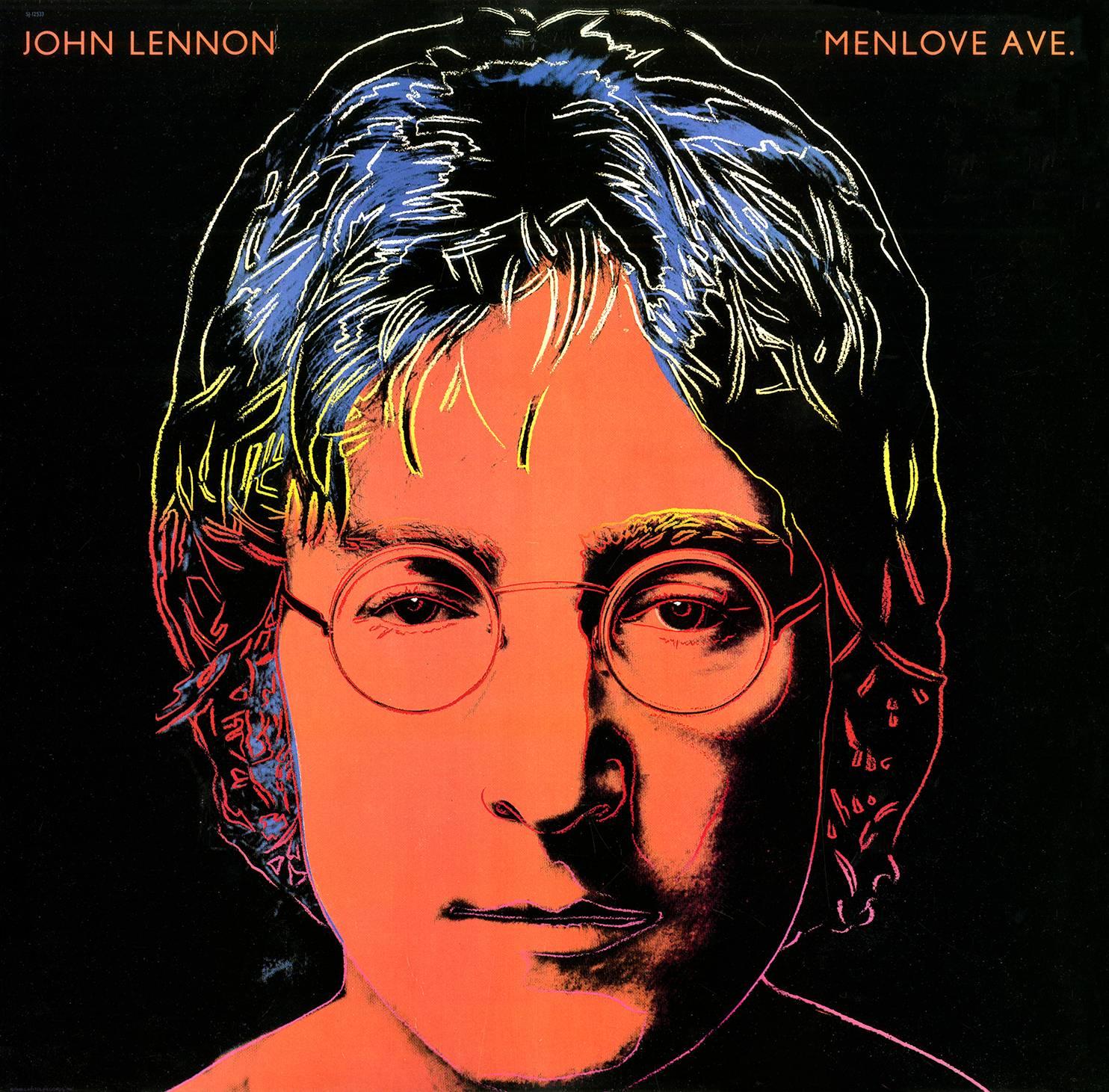 Andy Warhol designed record cover 1986 (John Lennon menlove ave)