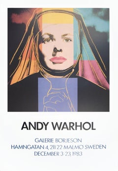 1983 After Andy Warhol 'Ingrid The Nun' Pop Art Multicolor