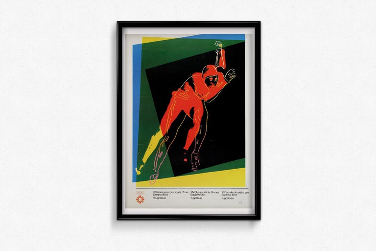 Andy Warhol - 1984 original poster by Warhol for the Winter 