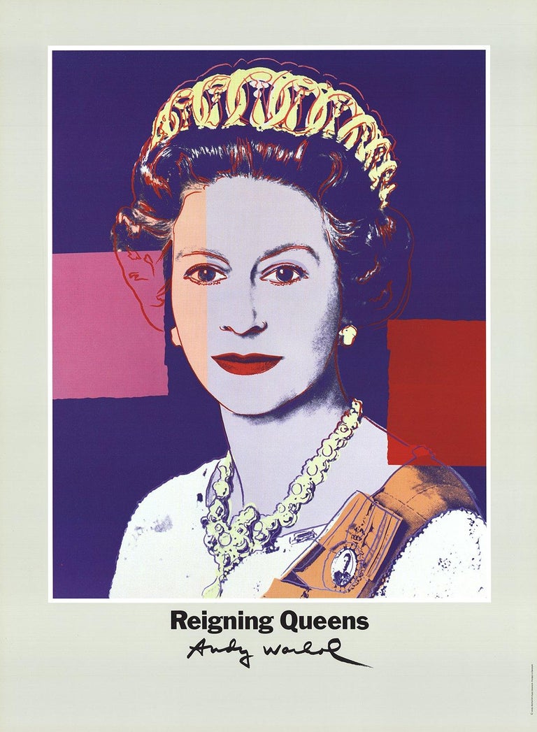1986 After Warhol 'Queen Elizabeth II of England from Reigning Queens' at 1stDibs | elizabeth 1986