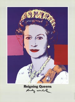 1986 After Andy Warhol 'Queen Elizabeth II of England from Reigning Queens' 