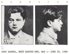 1988 Andy Warhol « Most Wanted Men, No. 2 John Victor G.
