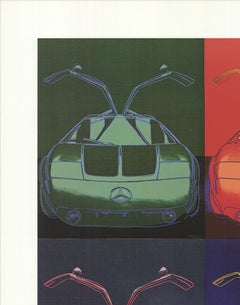 1989 After Andy Warhol 'Mercedes Benz C111 (1970)' Pop Art Multicolor