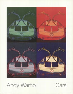 1989 After Andy Warhol 'Mercedes Benz C111 (1970)' Pop Art Multicolor