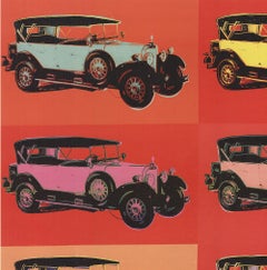 1989 After Andy Warhol 'Mercedes Type 400 (1925)' Pop Art Multicolor