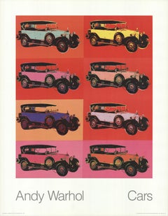 1989 After Andy Warhol 'Mercedes Type 400 (1925)' Pop Art Multicolor