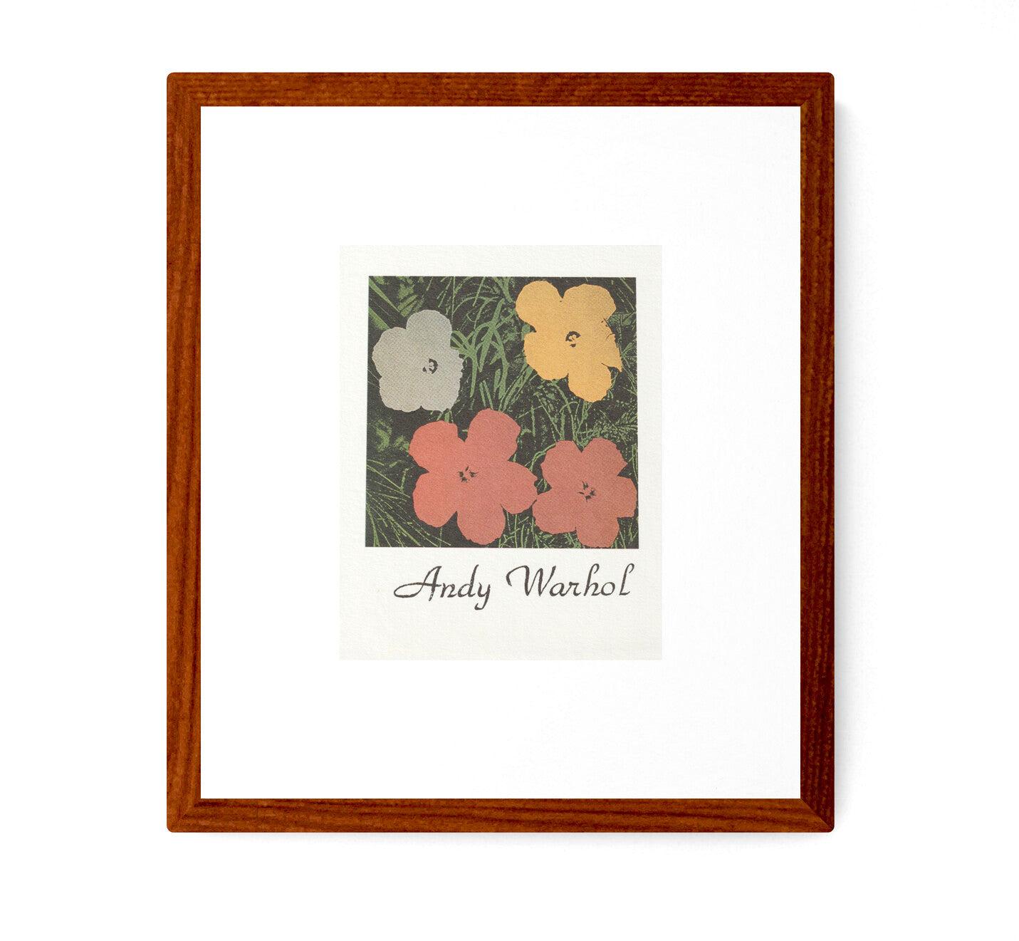 andy warhol flowers lithograph