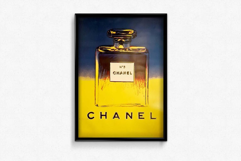 1997 Original Poster by Andy Warhol Chanel N°5 - Fashion Advertising Pop Art  For Sale at 1stDibs