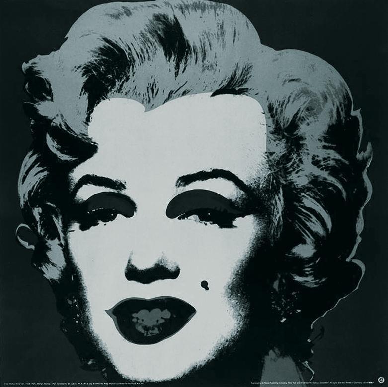 Offset lithograph reproduction of Andy Warhol’s iconic Marilyn #24 (1967), published by teNeues Publishing in Germany. Fully authorized and approved by the Andy Warhol Foundation for the Visual Arts under U.S. copyright law, this edition reflects