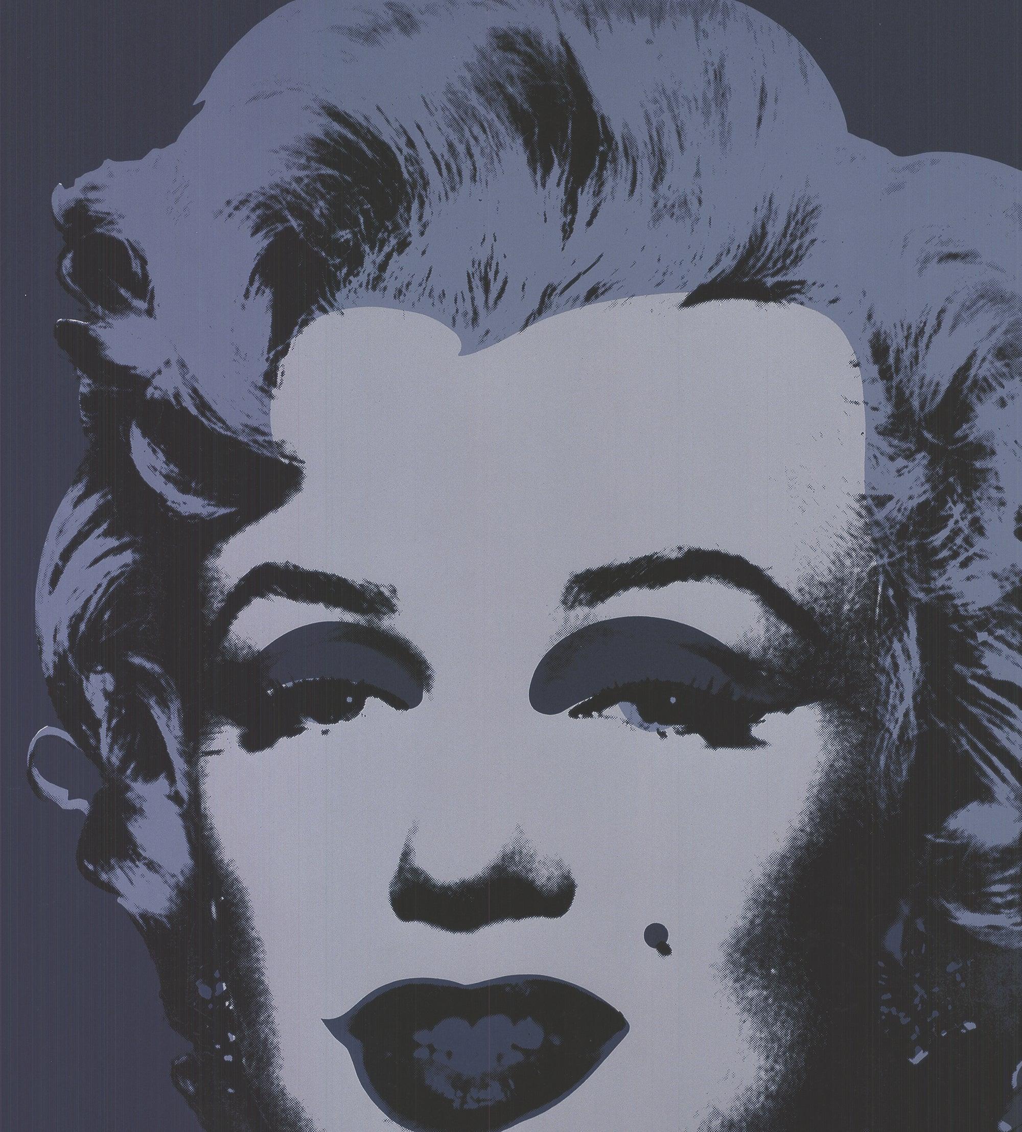2011 Andy Warhol 'Marilyn Monroe (Black)' Pop Art Purple Offset Lithograph 2