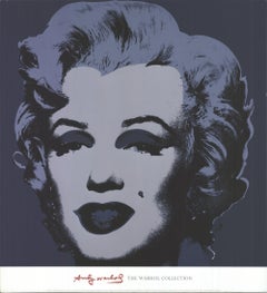 2011 Andy Warhol 'Marilyn Monroe (Black)' Pop Art Purple Offset Lithograph