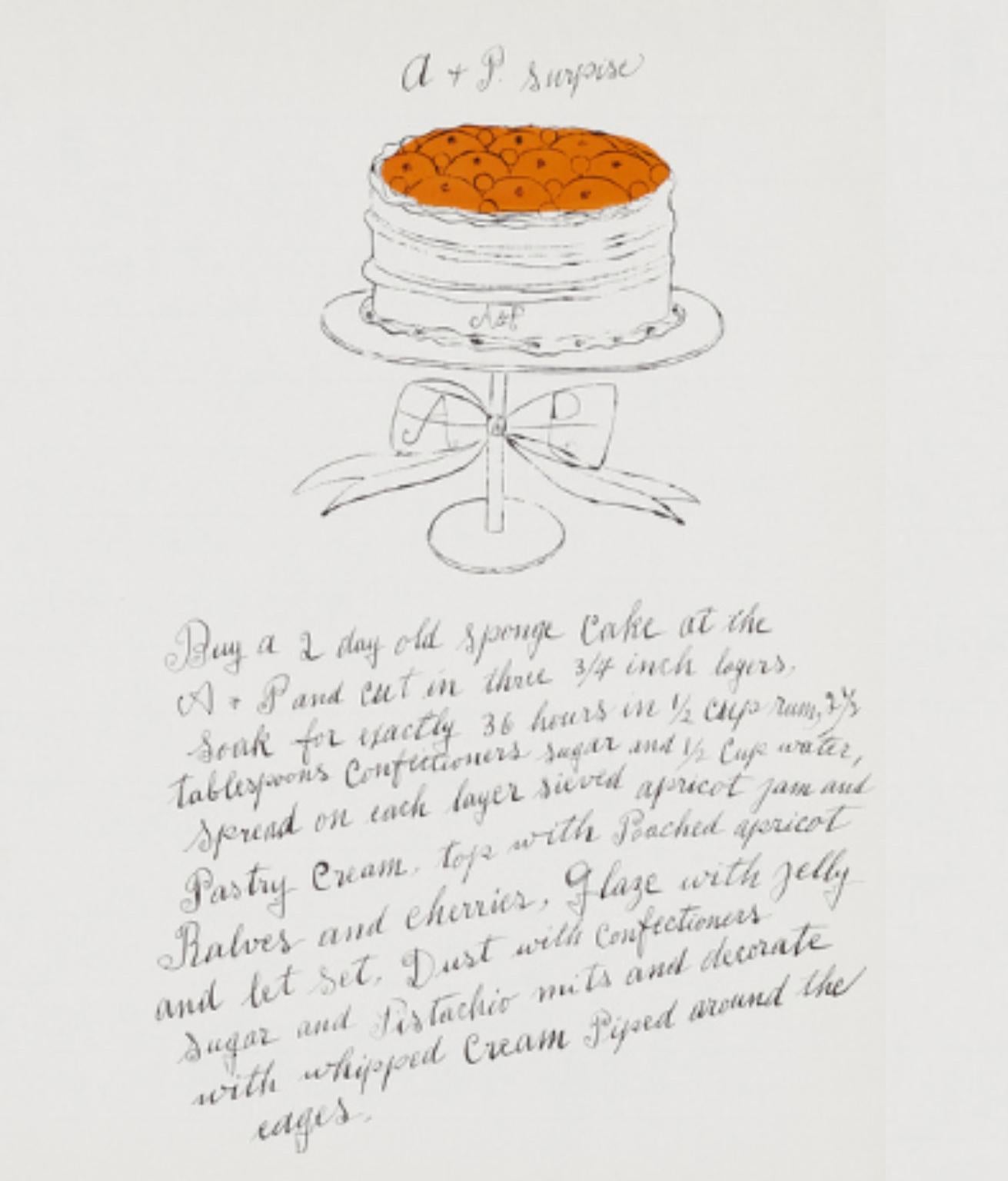 A + P Überraschung, Wildraspberries, USA, 1959, Lithographie (Amerikanische Moderne), Print, von Andy Warhol