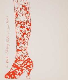 A Whole Stocking Full of Good Wishes, Lithograph, Signed in the plate