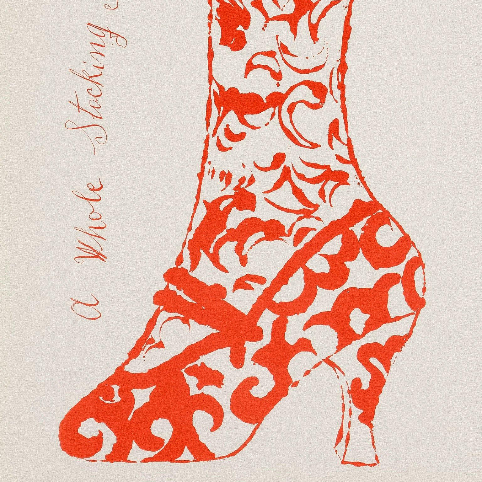 A Whole Stocking Full of Good Wishes, Lithograph, Signed in the plate - Pop Art Print by Andy Warhol