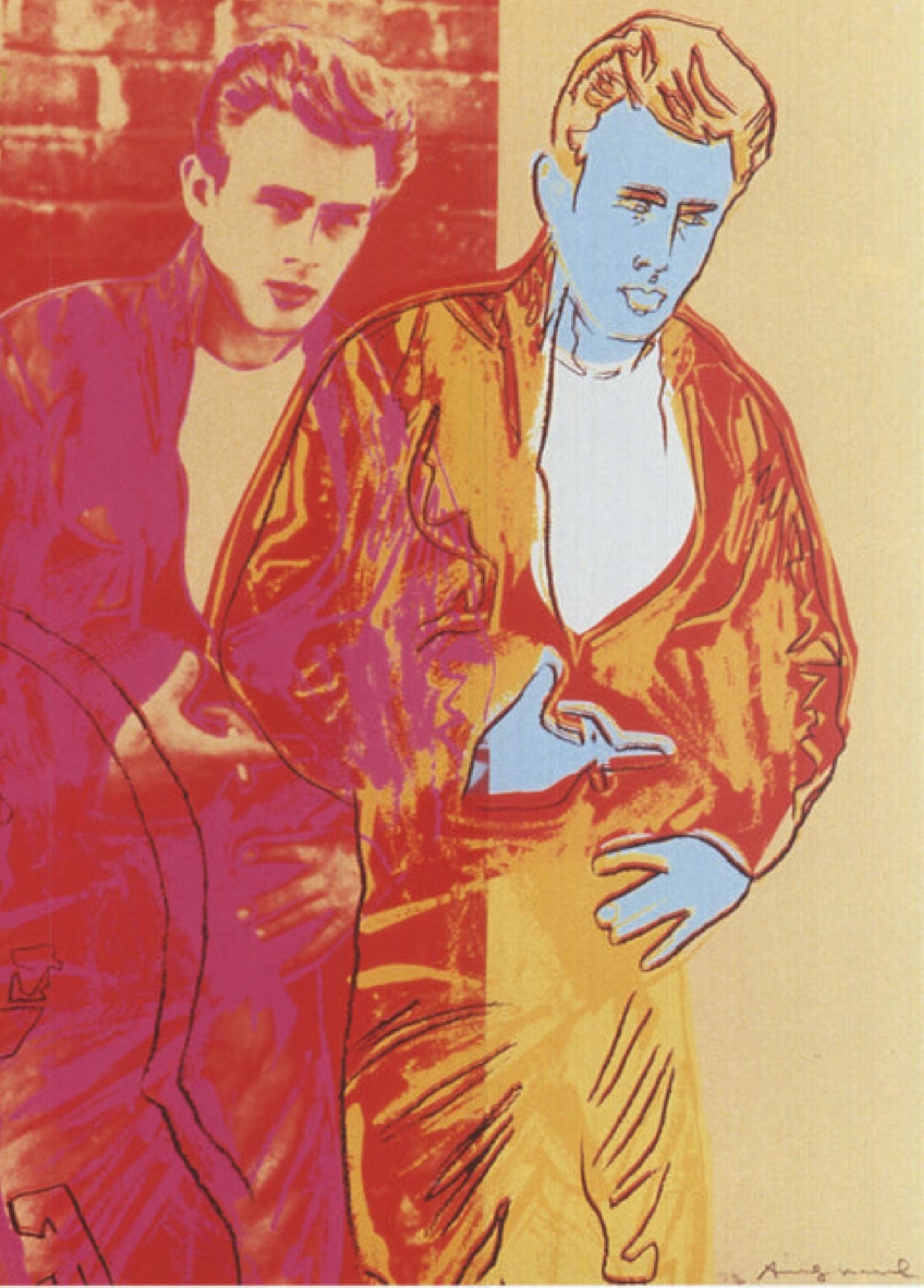 Ads: Rebel Without a Cause (James Dean) By Andy Warhol For Sale 1
