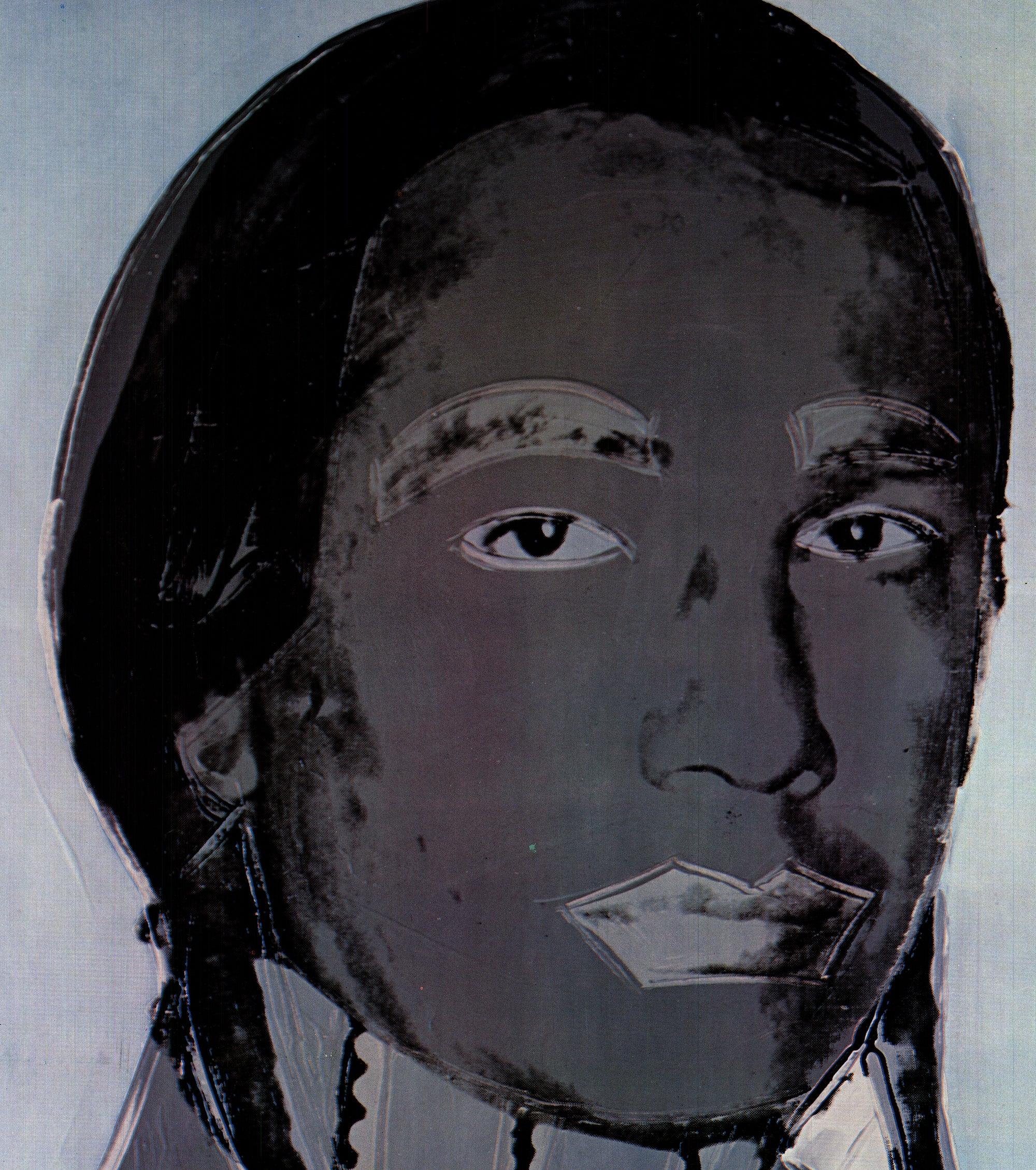 (after) Andy Warhol - Indiano Americano Firmato a mano Pop Art 1977 2