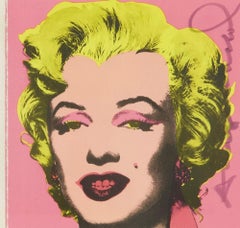 Nach Andy Warhol „Marilyn“ (Invitation) Farb Offset-Lithographie 1981