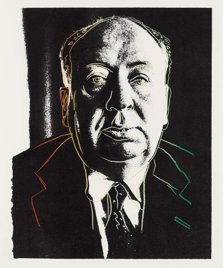 andy warhol alfred hitchcock