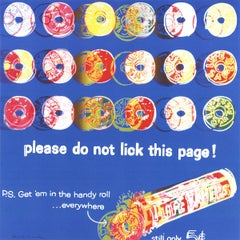 Andy After Warhol 'Ads: Life Savers Blue'