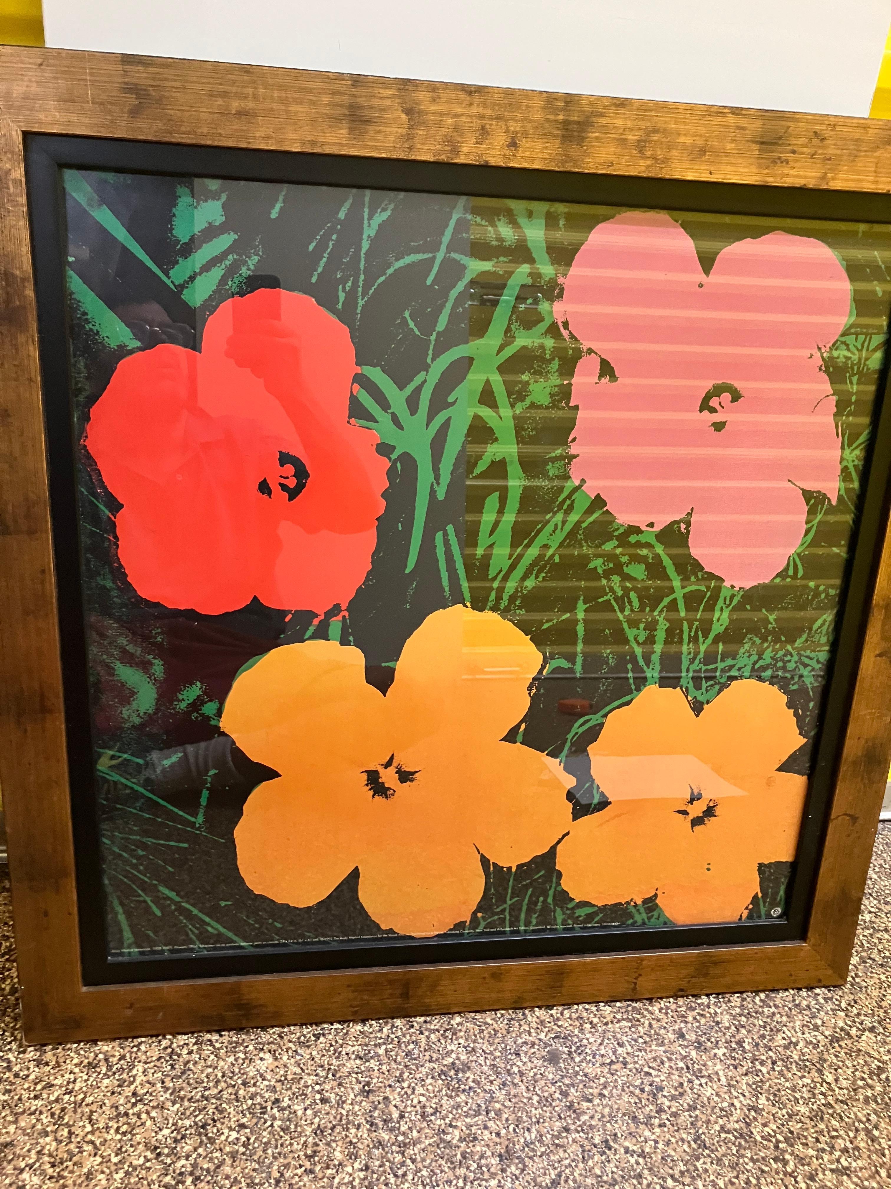 Si tratta di una favolosa stampa colorata che riprende un dipinto di Andy Warhol del 1964 (after) Andy Warhol. È stato stampato in Germania nel 1993. La stampa misura 28 pollici di altezza per 28 pollici di larghezza. La cornice personalizzata