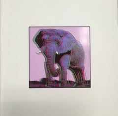 Andy Warhol (after) Endangered Species "African Elephant", Art Basel 1987