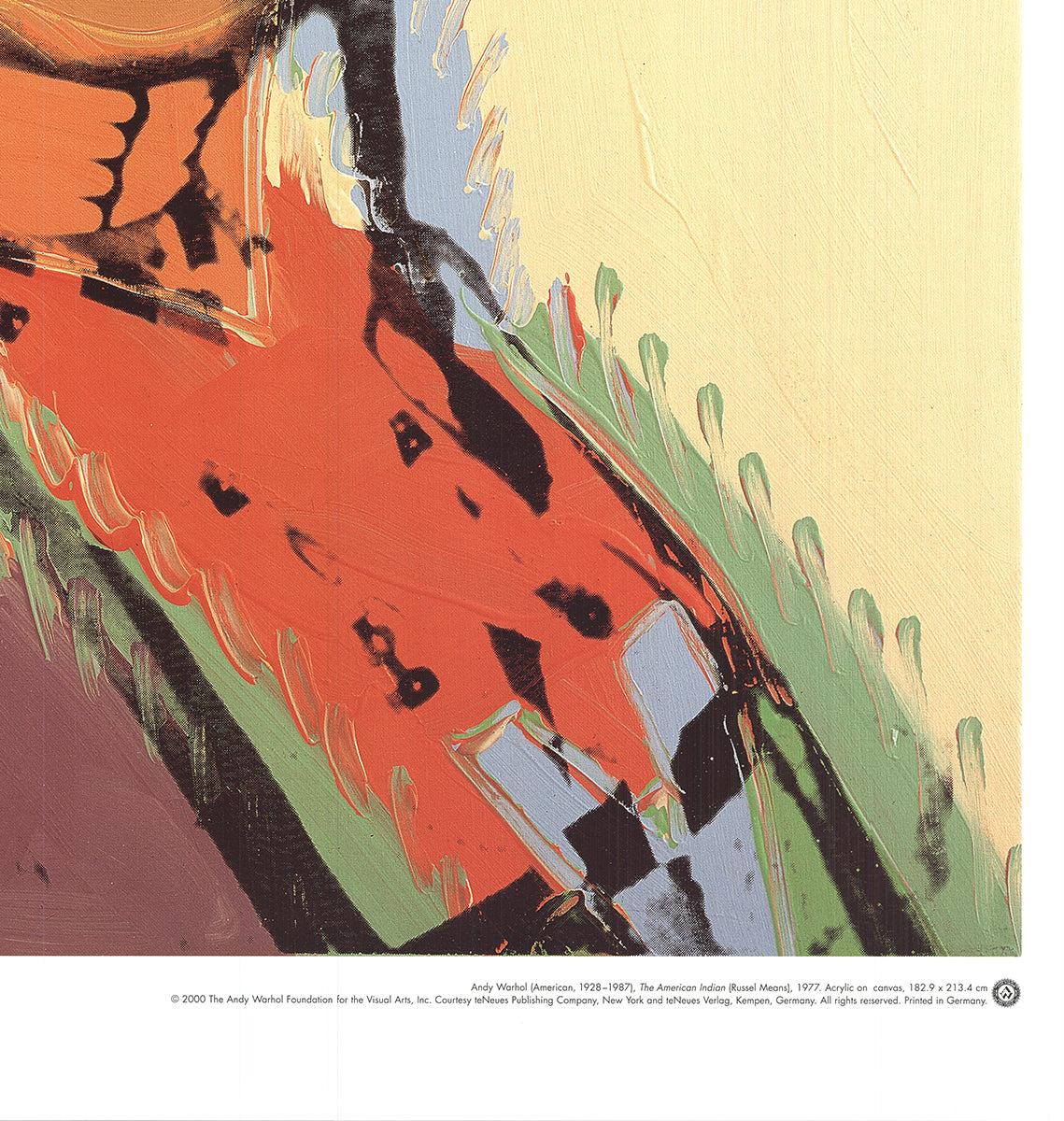 Andy Warhol 'Amerikanischer Indianer' 2000- Poster im Angebot 3
