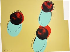 Andy Warhol 'Apples' Color Screenprint, 1979