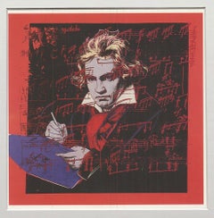 Andy Warhol 'Beethoven- Blue Book' 1989