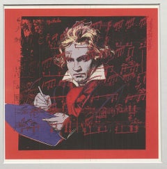 Andy Warhol 'Beethoven- Blue Book' 1989