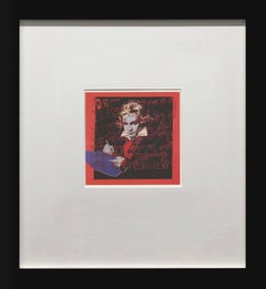 Andy Warhol 'Beethoven- Blue Book' 1989