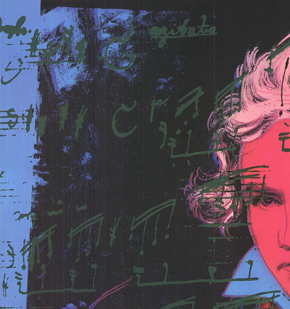 Andy Warhol 'Beethoven Pink book-sm' 1992- Poster For Sale 1