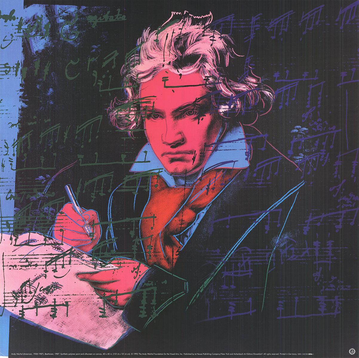 Paper Size: 23.25 x 23.25 inches ( 59.055 x 59.055 cm )
Image Size: 23.25 x 23.25 inches ( 59.055 x 59.055 cm )
Framed: No
Condition: A: Mint
Additional Details: Beethoven Pink by Andy Warhol, printed in 1992, published by Te neues Publishing in