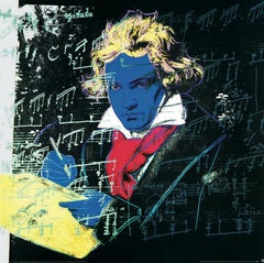 Vintage Andy Warhol 'Beethoven Yellow Book (sm)' 1992- Poster