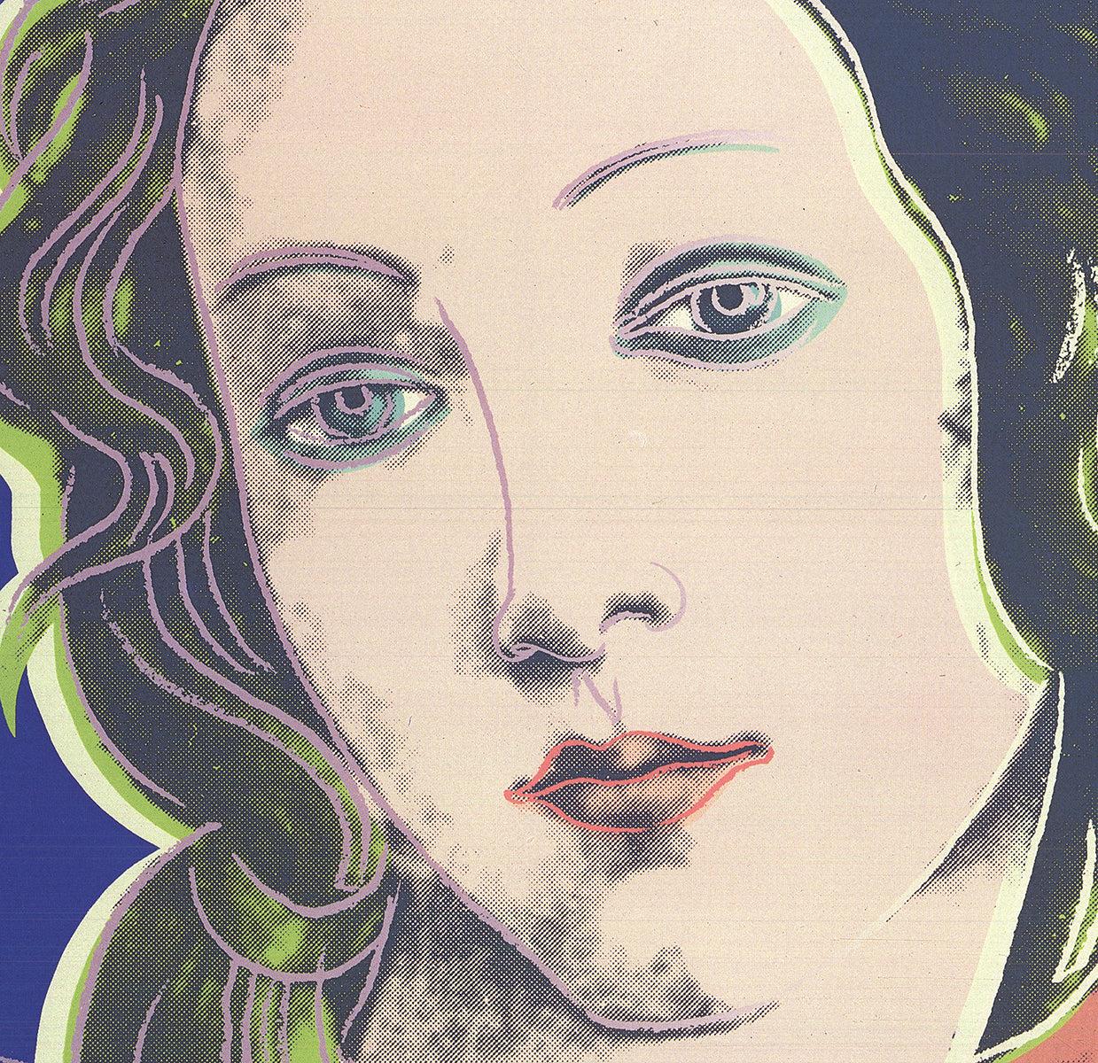 Andy Warhol 'Nascita di Venere - viola' 3