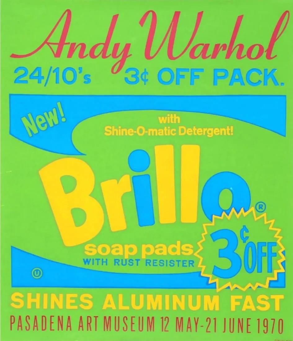 Andy Warhol, Brillo Soap Pads, sérigraphie 1970 1