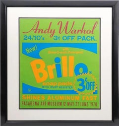 Vintage Andy Warhol, Brillo Soap Pads, Screenprint 1970