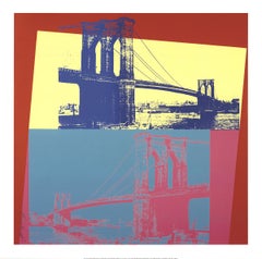 Andy Warhol-Ponte di Brooklyn-Serigrafia